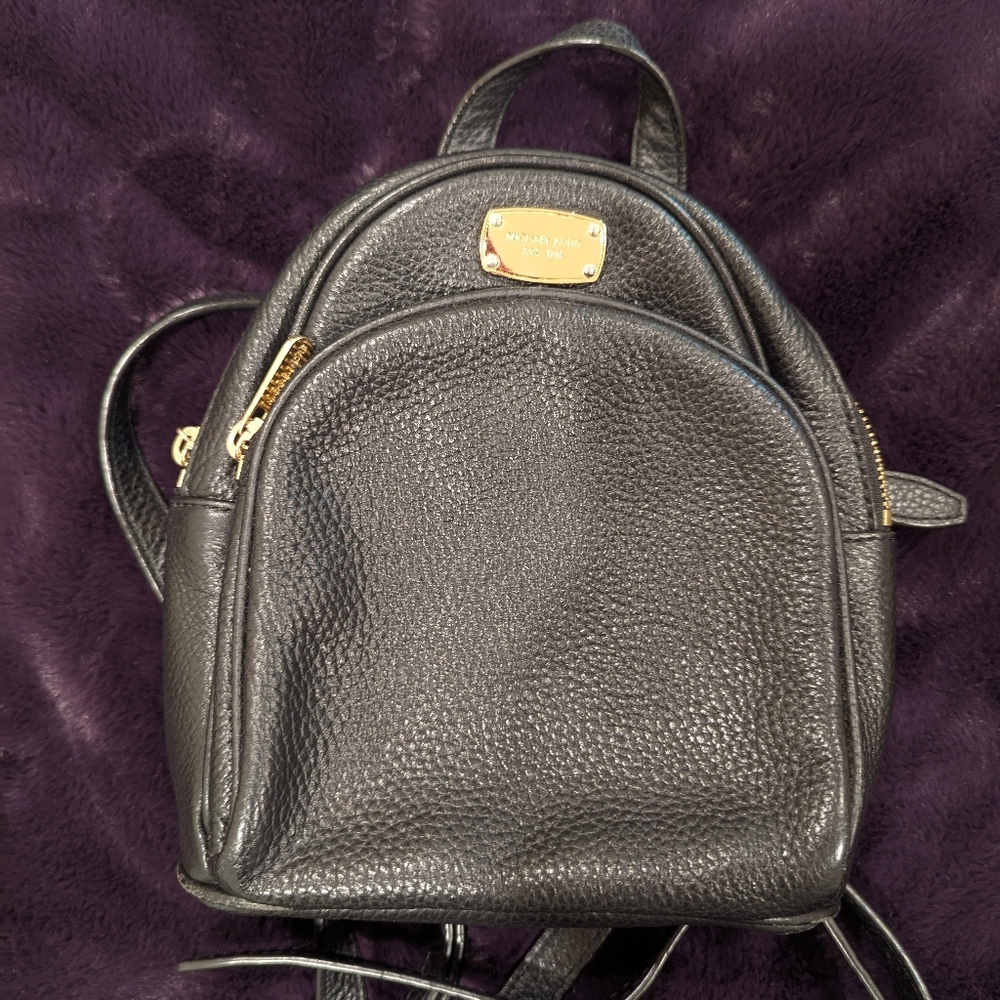 michael kors mini leather backpack
